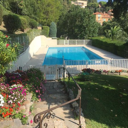 Clim Jardin Et Parking Prive -Piscine Tennis Et Park Vue Mer Грас Екстериор снимка