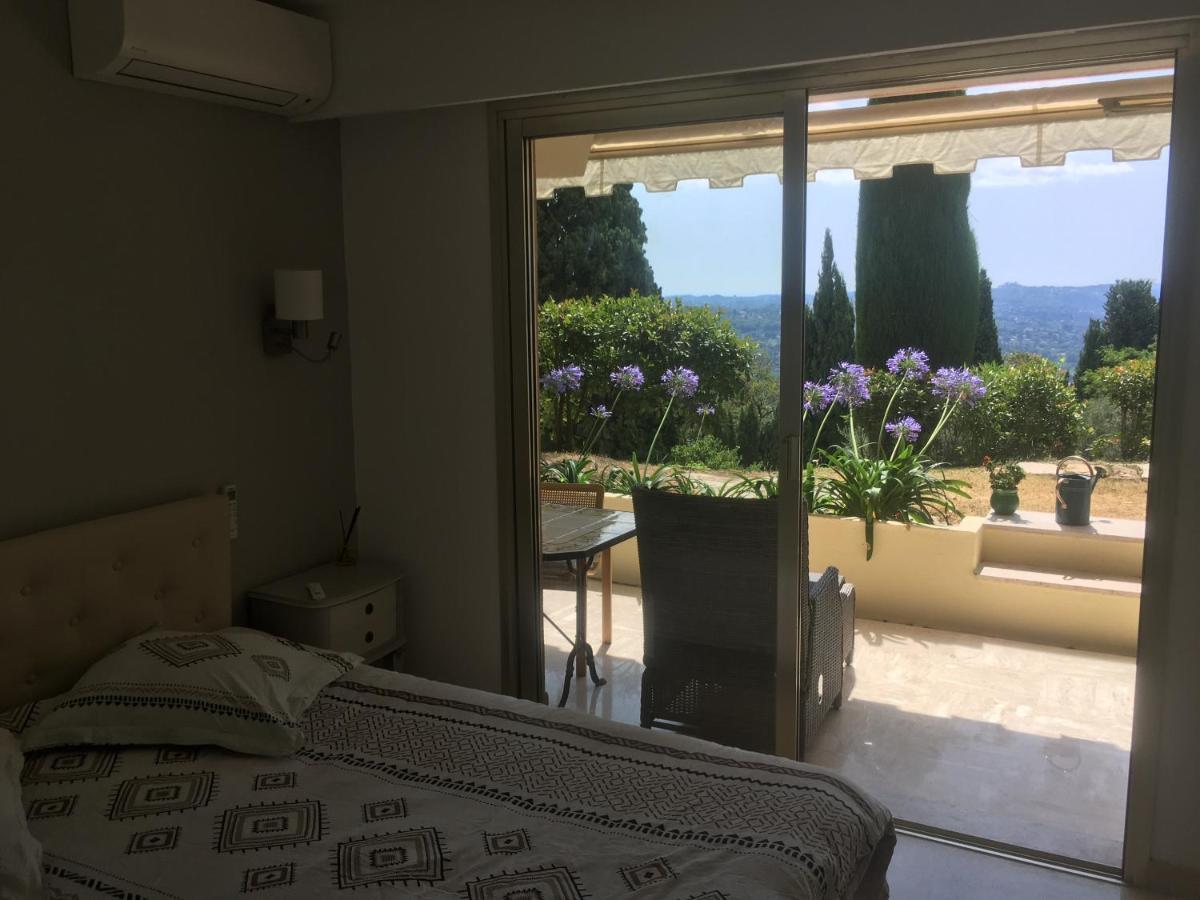 Clim Jardin Et Parking Prive -Piscine Tennis Et Park Vue Mer Грас Екстериор снимка